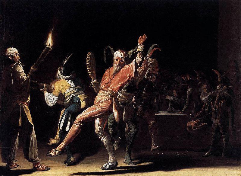 Willem Cornelisz Duyster Carnival Clowns Spain oil painting art